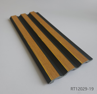 Panneaux muraux PS personnalisés persienne au charbon de bois pour la décoration intérieure prix d'usine en plastique étanche pour hôtels bureaux avec