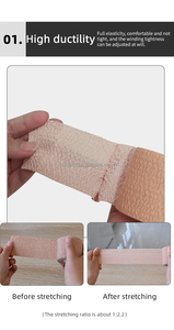 Bán Buôn Tùy Chỉnh Màu Sắc 5Cm 4.5M Bông Ánh Sáng Eab Cử Tạ Móc Grip Ngón Tay Cái Bọc Crossfit Băng Đàn Hồi Dính Băng - Product Image 3