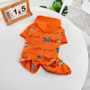 Traje Perro Niña Chihuahua Perro grande Raya Pijamas Post Cirugía A juego Pijamas de Navidad para la familia con perro Algodón Moderno - Product Image 5