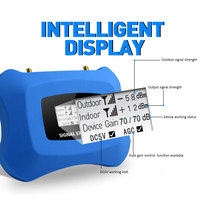 Amplificador de Señal de Celular para Interiores AS-G3, 70dB, 900MHz, GSM, con Pantalla LCD en Tiempo Real, Cobertura del 300%, Compatible con 4G