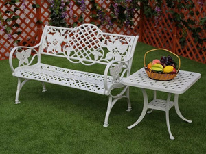 Banc <span class=keywords><strong>de</strong></span> <span class=keywords><strong>jardin</strong></span> en bronze tout en fonte d'<span class=keywords><strong>aluminium</strong></span> vintage motif <span class=keywords><strong>de</strong></span> fleurs style patio banc <span class=keywords><strong>de</strong></span> parc chaise 2 places banc en métal - Product Image 3