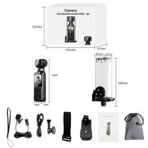 Caméra d'<span class=keywords><strong>Action</strong></span> K1 4K avec Microphone <span class=keywords><strong>Externe</strong></span>, Mini Caméra de Poche à Rotation 270° Caméra Corporelle pour Sport en Plein Air, Vélo, Voyage - Product Image 6