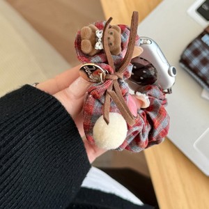 Correa Elástica de Tela Compatible con iWatch Serie 11, Correa de Bucle Individual para Apple <span class=keywords><strong>Watch</strong></span>, para Mujeres y Niñas, Estilo Kawaii, Casual - Product Image 5