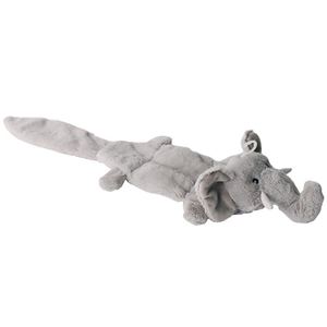 Interaktif 5 paket Pet oyuncaklar kırışık hiçbir doldurma peluş fil rakun Squirre köpek gıcırtılı oyuncaklar - Product Image 4