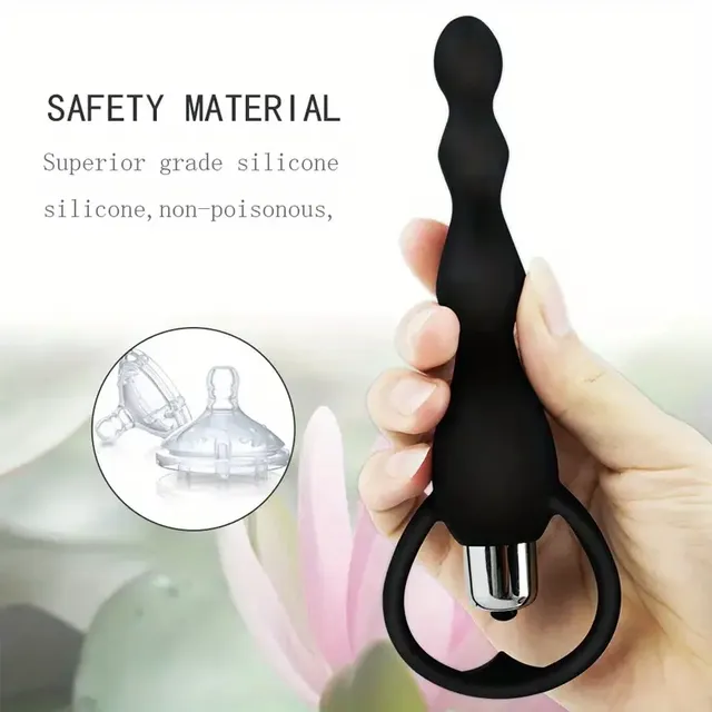 Wholesale Factory Gelance Vibrating Anal Beads Prostate Massager Soft Silicone Butt Sex Toy for Couples Adult