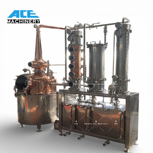 Mejor Precio: Equipo de Destilación Fina de 500L, Destilador de Aguardiente, Máquina de Destilación con Bomba y Motor, Alta Pureza 96%, Controlado por PLC - Product Image 4