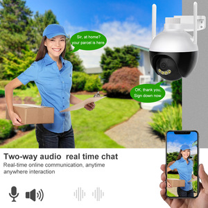 Cámara PTZ V380PRO WiFi Inalámbrica, Vigilancia Panorámica de 360 Grados, Interior/Exterior, IP68 Impermeable, Material ABS - Product Image 5