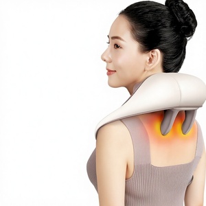 Masseur d'épaules et de cou VTT chauffant et vibrant, rechargeable, type châle, pour la colonne cervicale, direct usine - Product Image 1