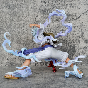 Figuras de 17.5cm de <span class=keywords><strong>One</strong></span> <span class=keywords><strong>Piece</strong></span>, God Nika <span class=keywords><strong>Gear</strong></span> <span class=keywords><strong>5</strong></span>, Monkey D. <span class=keywords><strong>Luffy</strong></span> en Postura de Sentadilla, <span class=keywords><strong>Figura</strong></span> de Acción con Cabello Blanco, Modelo de Juguete - Product Image 4