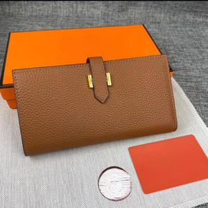 Cartera <span class=keywords><strong>de</strong></span> cuero <span class=keywords><strong>de</strong></span> vaca ultrafina para mujer, patrón Litchi, informal, elegante, <span class=keywords><strong>de</strong></span> longitud media, <span class=keywords><strong>de</strong></span> cuero genuino, bolsa para licencia <span class=keywords><strong>de</strong></span> <span class=keywords><strong>conducir</strong></span>, moda - Product Image 6