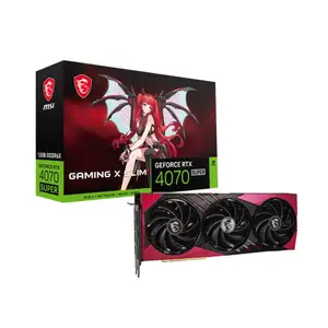 2024 חדש MSI GeForce RTX 4070 SUPER 12G גיימינג X דק MLG חבילה אטומה גיימינג משחקי שולחן עבודה GPU RTX 4070 סופר