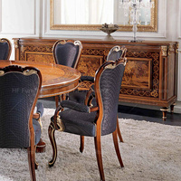 Meubles de salle à manger haut de gamme de style américain classique de luxe pour Vila grande maison Tables et chaises de salle à manger d'intérieur