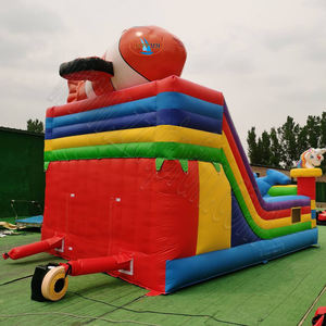 Castillo Inflable <span class=keywords><strong>para</strong></span> Niños, Castillo Inflable con Tobogán <span class=keywords><strong>de</strong></span> Personajes <span class=keywords><strong>de</strong></span> Dibujos Animados <span class=keywords><strong>para</strong></span> Patio, con Tobogán <span class=keywords><strong>para</strong></span> Patio <span class=keywords><strong>de</strong></span> Juegos al Aire Libre - Product Image 4