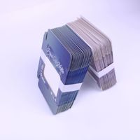 Boîte de papier à fenêtre laser personnalisée en gros pour blush crème pour les yeux emballage portable pour les ongles avec blister transparent Type de boîte dossier