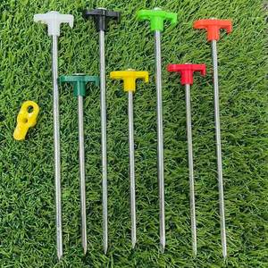 Estacas para tiendas de campaña, hierro galvanizado, estacas resistentes para el suelo, para acampar, 18 cm, 10 unidades, para todas las estaciones - Product Image 3