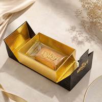 Boîte cadeau personnalisée de luxe en carton papier, fermeture magnétique à double porte, directement de l'usine