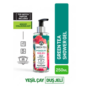 Gel Douche Dermoday au Thé Vert 250ml - Acide Hyaluronique & Extrait de Sauge - Lavage Corporel Luxueux et Rafraîchissant - Product Image 3