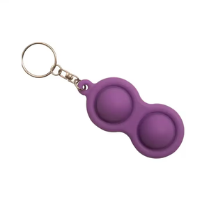 Vente chaude Simple Dimple Fidget Jouets Décompression Jouets Facile à Transporter Soulagement Du Stress De Poche Porte-clés Jouets pour Enfants - Product Image 5