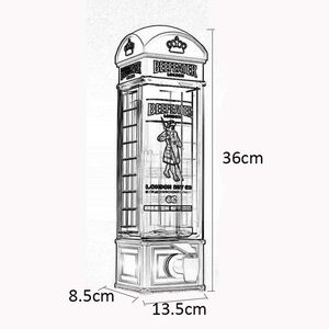 Máquina Dispensadora de Bebidas Creativa con Forma de Cabina Telefónica, Dispensador de Cerveza, Bomba de Cerveza - Product Image 4