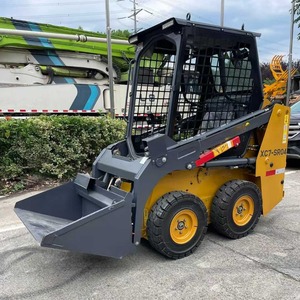 Mini-chargeuse compacte 1t <span class=keywords><strong>à</strong></span> haut débit XC7-SR07 XC740K avec attache rapide et grappin <span class=keywords><strong>à</strong></span> bois - Product Image 1