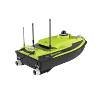 Hi-Target IBoat BS12 USV, embarcation de surface sans pilote, RTK GNSS IMU pour la mesure de la profondeur des eaux, la bathymétrie hydrographique et la mesure du courant fluvial
