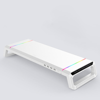 Organisateur de bureau de charge USB de haute qualité, Support universel de moniteur rvb avec Support de bureau Usb