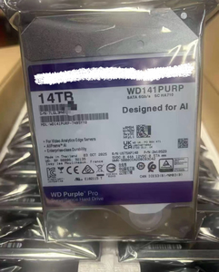 Disco Duro de 14 TB SATA 6Gb/s Morado Pro AI para Almacenamiento de Video y Análisis en Sistemas de Seguridad - Product Image 1