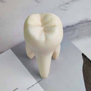 2023 New Design Creative Art <strong>Fun</strong> Teeth Shape <strong>Candle</strong> for Home Decor As Gift Set - Product Image 3