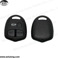 Coque de clé de voiture à 2/3 boutons, coque de clé de véhicule à distance de remplacement pour Mitsubishi