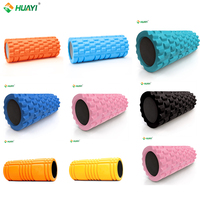 Huayi Logo Print Ecológico Personalización de alta densidad Masaje muscular Espuma Rodillo Columna de yoga