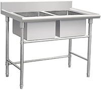 Table de travail ITO-01625 Bon Marché En Acier Inoxydable avec 3 Couches Restaurant CE Approuvé CN;GUA Argent 1800*1800*800MM ITO