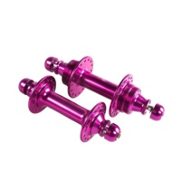 Moyeu de vélo en aluminium et acier inoxydable OEM, 2024 trous, noir, usiné CNC C-Y