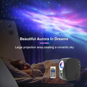 Proyector de Estrellas WiFi Galaxy, Lámpara Nocturna con Control por Aplicación, Proyector de Cielo Estrellado con Bluetooth, Luz de Ambiente Aurora para Decoración de Dormitorio - Product Image 5