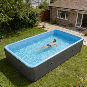 Piscina Inflable Personalizable con Tecnología Drop Stitch, Resistente a los Rayos UV, Impermeable, Plegable y Fácil de Guardar para Uso Doméstico - Product Image 1