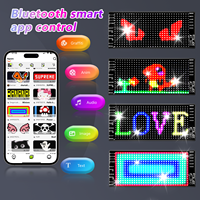 Affichage LED programmable flexible contrôlé par application, panneau LED personnalisé, écran LED intelligent, panneau LED pour voiture, panneau matriciel LED pour voiture