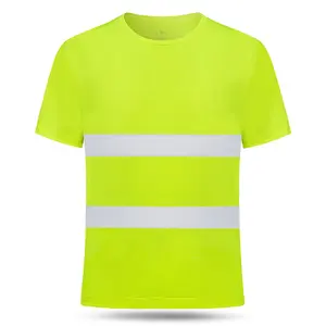 Дешевый рекламный подарок на заказ печать Светоотражающая футболка светоотражающий жилет