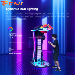 Máquina de Boxeo Arcade Operada con Monedas, Directo de Fábrica, con Polea Móvil y Cuerpo Metálico Resistente para Centros de Entretenimiento Interiores - Product Image 2