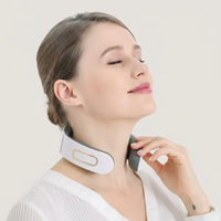 Masseur de cou rechargeable, masseur cervical avec fonction chauffante, 6 modes, 9 niveaux, relaxation du cou