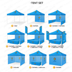 2025 nuevo diseño de alta calidad 10x10ft carpa publicitaria 600D techo de marco de aluminio de poliéster resistente al agua para regalos de ferias comerciales - Product Image 4