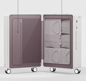 Valise PC à poignée large ALL PASS avec logo personnalisé imprimé, grande capacité, ensemble de 2 pièces, <span class=keywords><strong>bagage</strong></span> de voyage - Product Image 4