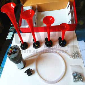 TZ-F009-2 musical 12V électro pneumatique corne 4 tuyau d'air corne de mariage mars mélodie - Product Image 4