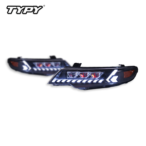 Feux avant projecteurs LED TYPY pour Kia Forte 2009-2013 avec feux de jour et clignotants séquentiels - Product Image 2