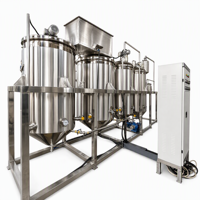 Machine d'extraction d'huile automatique personnalisée de 1 tonne Équipement de qualité alimentaire pour un raffinage efficace de graines de coton, de colza, d'arachide et de soja