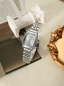 Reloj <span class=keywords><strong>de</strong></span> Cuarzo <span class=keywords><strong>de</strong></span> Lujo para <span class=keywords><strong>Mujer</strong></span> con Diamantes, Acero Inoxidable, Deportivo, Elegante, Esfera <span class=keywords><strong>de</strong></span> Cristal, Resistente al Agua 3ATM - Product Image 2