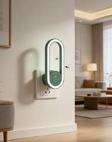 Anti-moustique électrique portable, mini, sûr et écologique, avec indice de protection IP66, en ABS, lumière blanc chaud