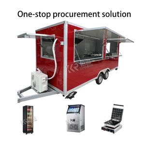 Remolque de Comida de Acero Inoxidable 2025, Camión de Comida Grande con Cocina Completa, Camión de Comida Comercial, Carrito de Comida para Exteriores - Product Image 5