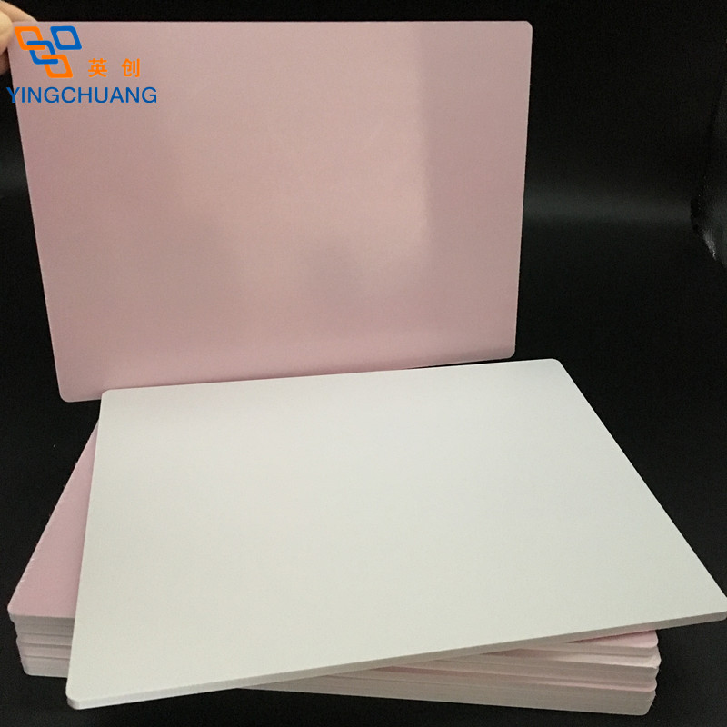 Yingchuang Lead Free White Plastic Pvc Rigid/celuka/forex PVC Foam Board Sample for Laminating Machine