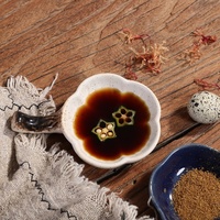 Petite assiette en céramique jetable de style japonais pour tremper la sauce vinaigre ménager sauce soja assaisonnement pour manger marmite à huile