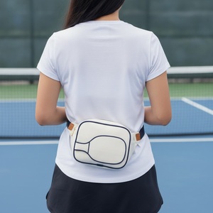 Sac banane de tennis en toile Heritage pour terrain de pickleball, avec logo personnalisé brossé, vente en gros - Product Image 3