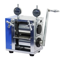 Machine de pressage à rouleaux manuelle, rouleau de calandrage pour électrodes de batteries Li-Ion
